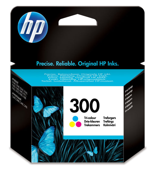 HP 300 - CC643EE - 1 x Yellow,1 x Cyan,1 x Magenta - Print cartridge - Blister - For Deskjet D2680, F2420, F2430, F2483, F2488, F4435, F4580, Envy 110, Photosmart C4670, C4685