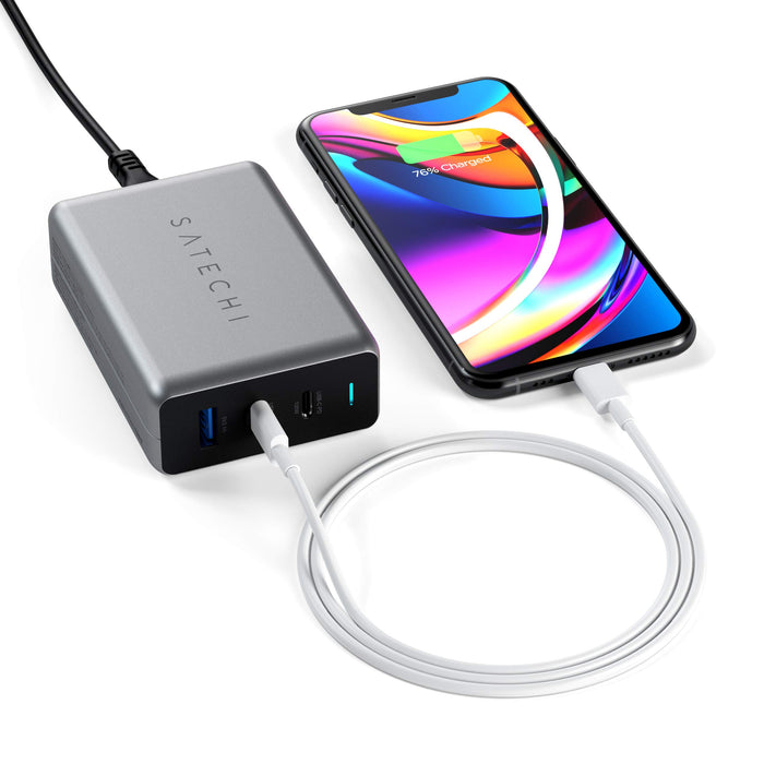 Satechi Universal Charger ST-TC100GM-UK Space Grey