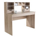 Alphason Rectangular Workcentre with Light Oak Coloured MDF Top and 2 Drawers Albion 1200 x 570mm