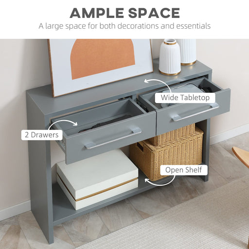 HOMCOM Table 837-197GY Particle Board