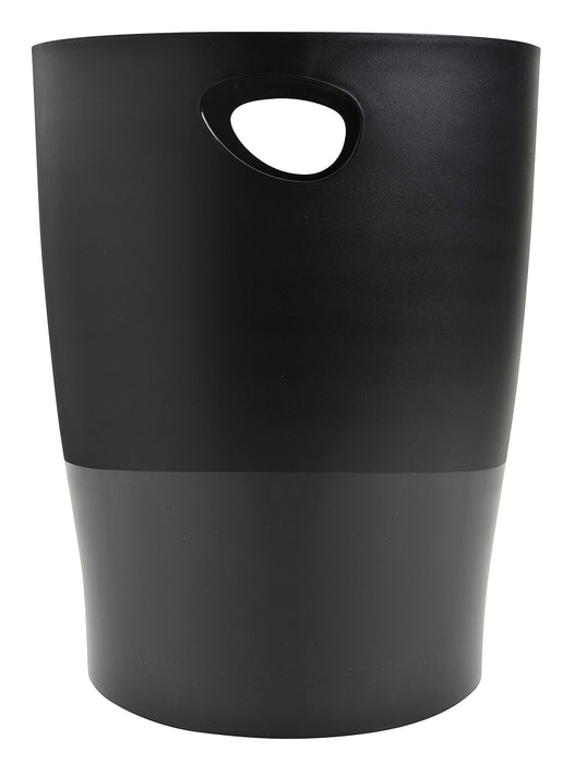 Exacompta Waste Bin EcoBin 15L Polypropylene Black 26.3 x 26.3 x 33.5 cm