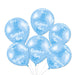 On the Wall Balloons Metallic Finish Silver 21152 Pack of 6