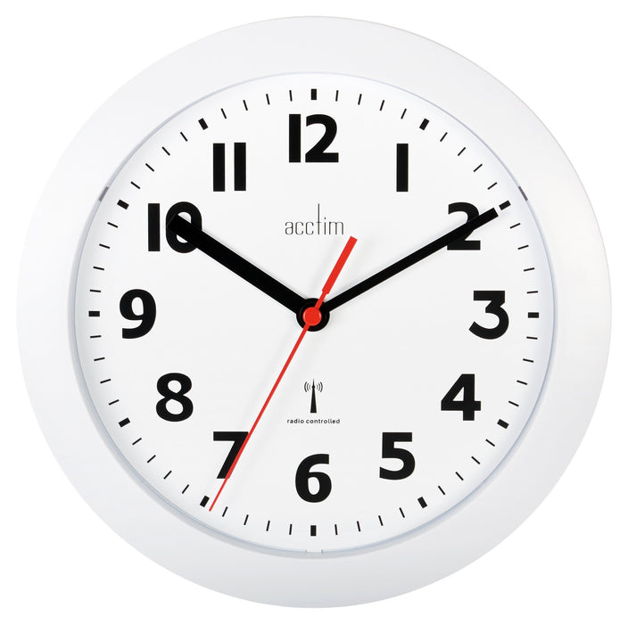 Acctim Analog Wall Clock 74312 23 x 3.2cm White