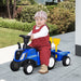 HOMCOM Baby Sliding Ride On Car Blue