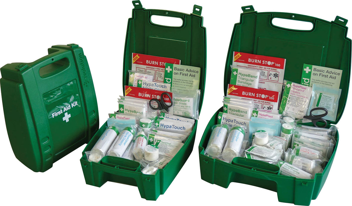 Evolution Series British Standard Compliant Workplace First Aid Kit in Green Evolution Case Small - K3031SM