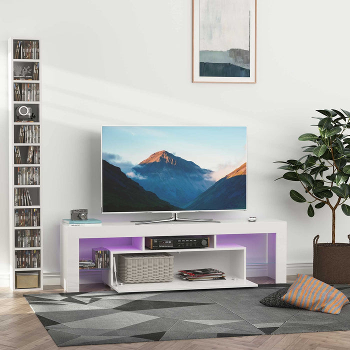 Homcom TV Stand White 350 x 450 mm