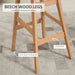 HOMCOM Bar Stool 835-446 Natural Wood