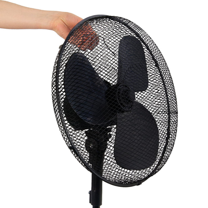 igenix Pedestal Fan Black 70 x 70 x 125 cm