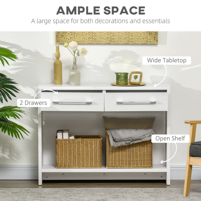 HOMCOM Table 837-197WT Particle Board