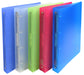 Exacompta Ring Binder Polypropylene A4 4 ring 30 mm Assorted colours Pack of 10