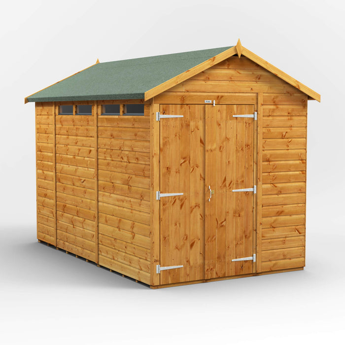 Power Garden Shed 106PASSDD Golden Brown 10x6