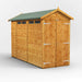 Power Garden Shed 104PASSDD Golden Brown 10x4