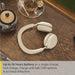 Jabra Evolve2 75 - Headset - on-ear - Bluetooth - wireless - active noise cancelling - USB-A - noise isolating - beige - Optimised for UC