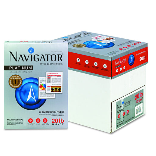 Navigator Printer Paper 75 gsm Smooth White 5 Packs of 500 Sheets