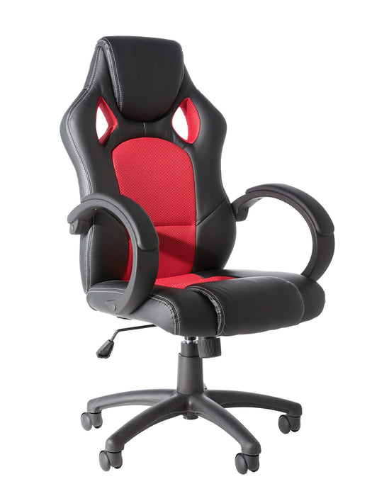 Alphason Office Chair Daytona Black, Red 590-490 x 500 mm