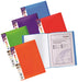 Snopake Rainbow Display Books A4 Assorted 24 Pockets Pack of 5