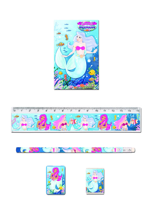 Magical Mermaids Fun Stationery Set 5-Piece