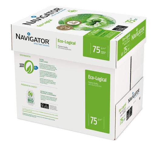 Navigator Ecological White Paper A4 75gsm (Box 5 Reams) NAVA475