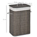 HOMCOM Laundry Basket Grey