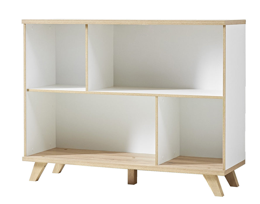 Germania Bookcase White 1,200 x 400 x 910 mm