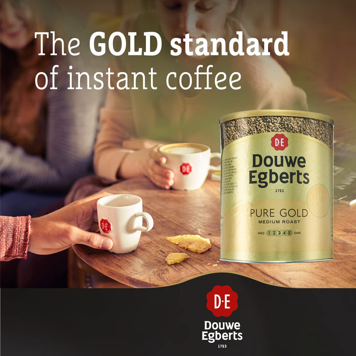 Douwe Egberts Pure Gold Caffeinated Instant Coffee Can Medium 750 g