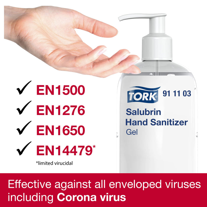 Tork Hand Sanitiser Salubrin 70 Percent 500ml