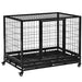 PawHut Dog Cage Black 760 mm x 1090 mm x 870 mm