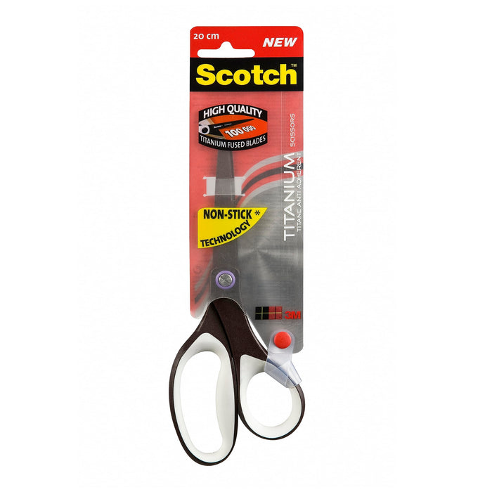 Scotch Scissors Non-Stick Black, White 200 mm