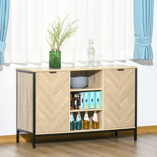 SIDEBOARD STORAGE CABINET OAK