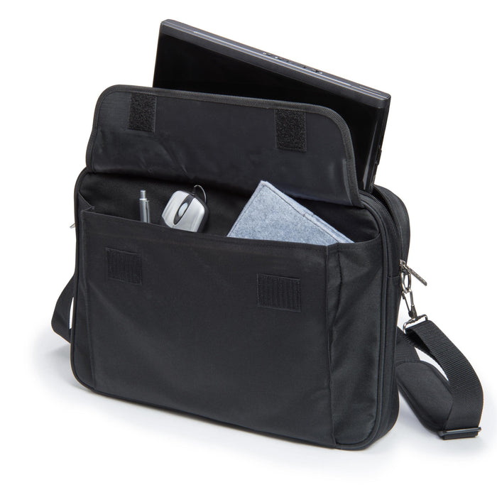 DICOTA Laptop Bag + Optical Mouse Value Toploading Kit 15.6 Inch Polyester Black 41 x 7 x 29.5 cm