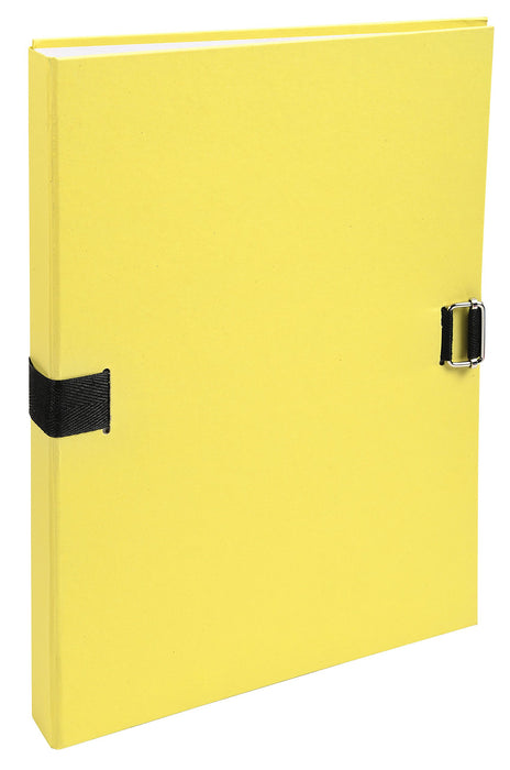 Exacompta Expanding Folders Forever 38006H A4 Yellow Vinyl Coated Paper 24 x 32 cm Pack of 10