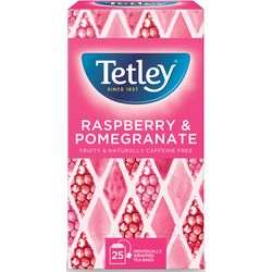 Tetley Raspberry & Pomegranate Tea Bags Pack of 25