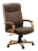 Richmond Bonded Leather Faced Executive Office Chair Brown - 8511HLWBN