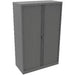 Bisley Tambour Cupboard Lockable with 3 Shelves Steel Essentials 1000 x 470 x 1570mm Black