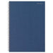 Office Depot Notebook A4 Ruled Spiral Bound Cardboard Hardback Blue Perforated 160 Pages 80 Sheets