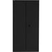 Bisley Regular Door Cupboard Lockable with 3 Shelves Steel E722A03av1 914 x 400 x 1806mm Black