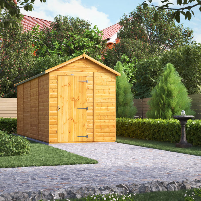 Power Garden Shed 166PAW Golden Brown 16x6