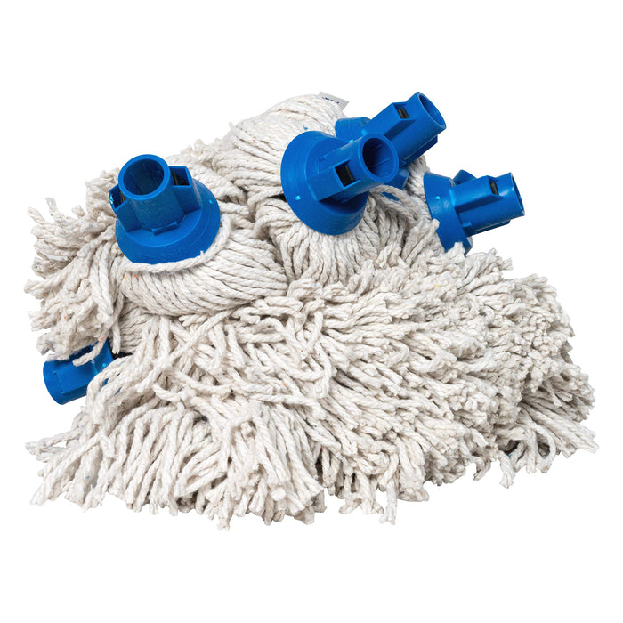 Purely Smile Socket Mop Head Blue 12 oz Pack of 10