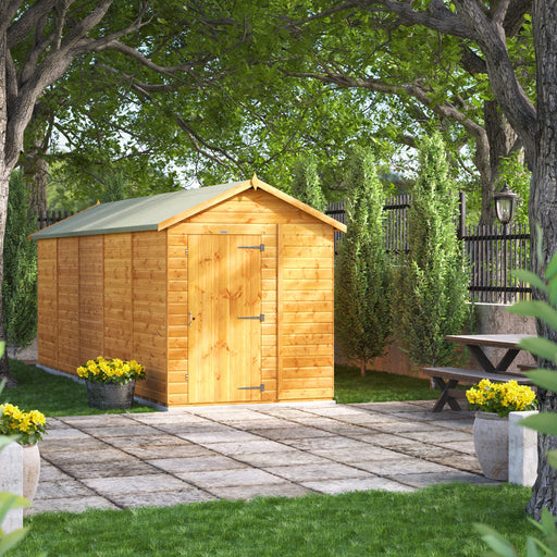 Power Garden Shed 206PAW Golden Brown 20x6