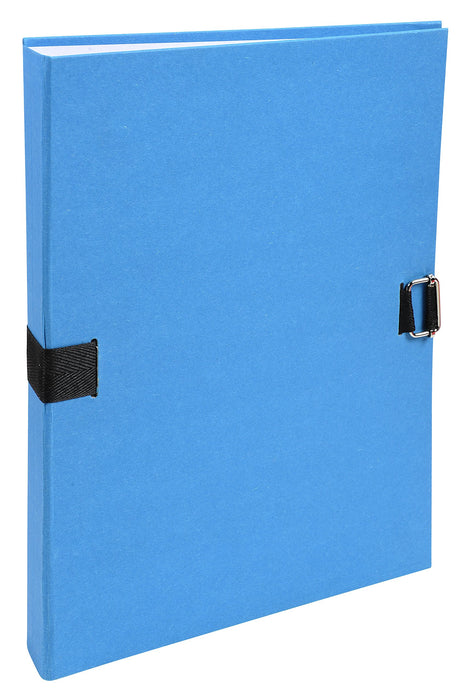 Exacompta Expanding Folders 38005H A4 Light blue Cardboard 24 x 32 cm Pack of 10