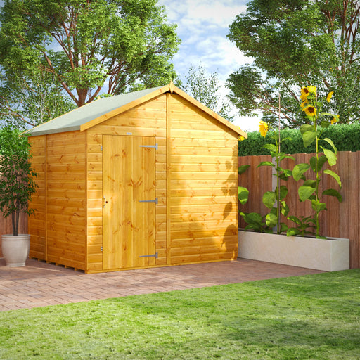 Power Garden Shed 68PAW Golden Brown 6x8