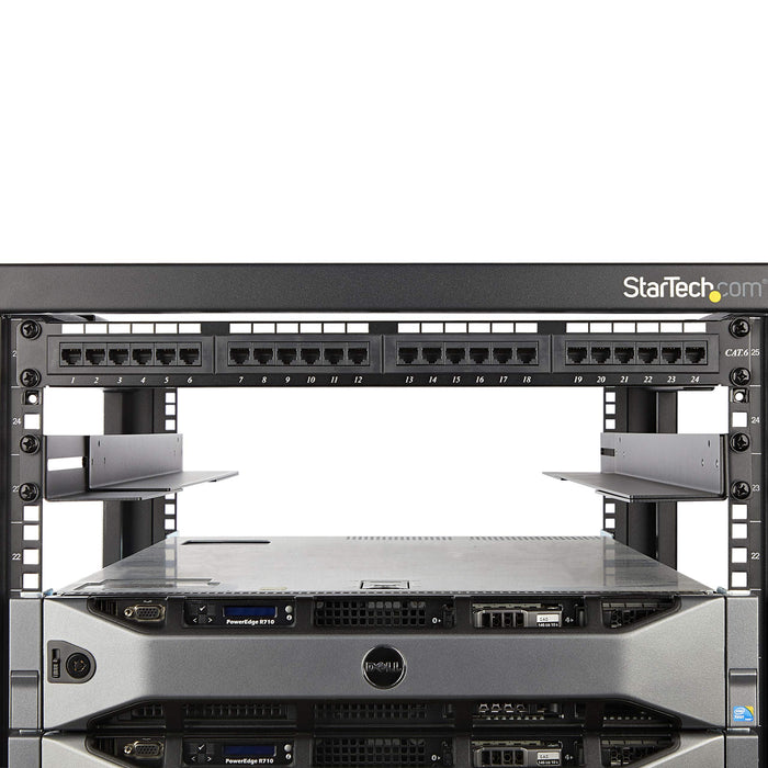 StarTech.com 1U 19 inch Server Rack Rails 24-36 inch Adjustable Depth Universal 4 Post Rack Mount Rails