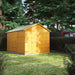 Power Garden Shed 128PAWDD Golden Brown 12x8