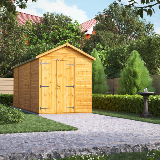 Power Garden Shed 166PAWDD Golden Brown 16x6