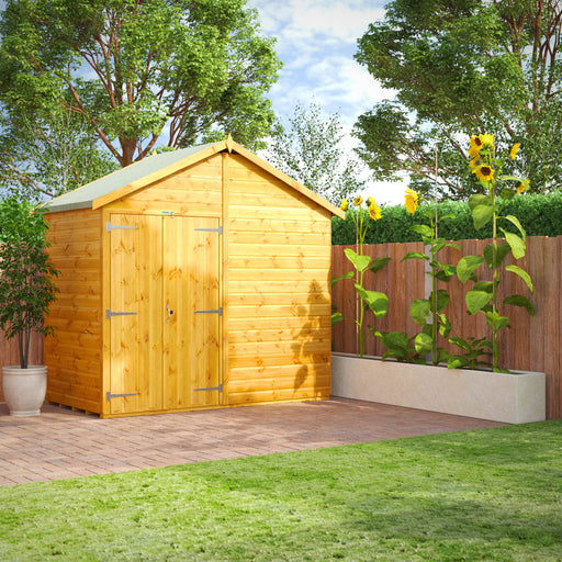 Power Garden Shed 48PAWDD Golden Brown 4x8