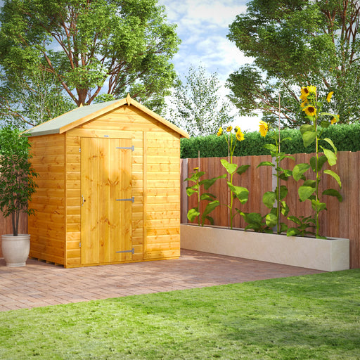 Power Garden Shed 46PAW Golden Brown 4x6