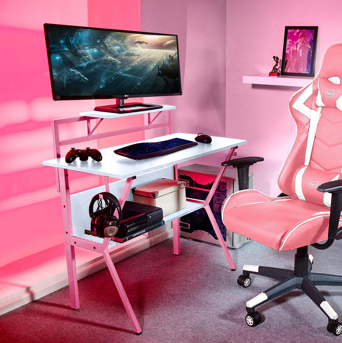 NEO Desk Pink Metal 500 x 940 x 950 mm