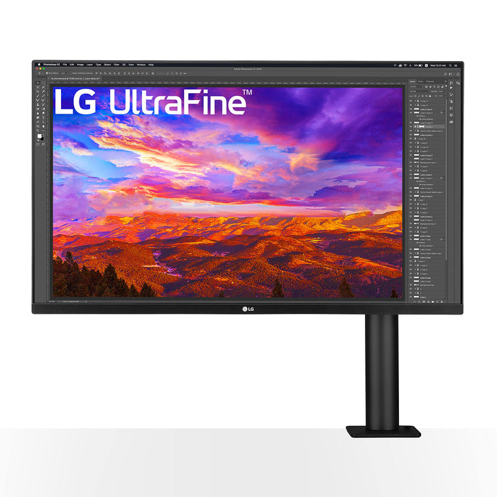 LG 32UN88AP-W 31.5 Inch 3840 x 2160 Pixels 4K Ultra HD AMD FreeSync Ergo DisplayPort HDMI USB-C Monitor