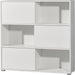 Germania Cupboard H120 Oak White, Brown 1,200 x 350 x 1,190 mm