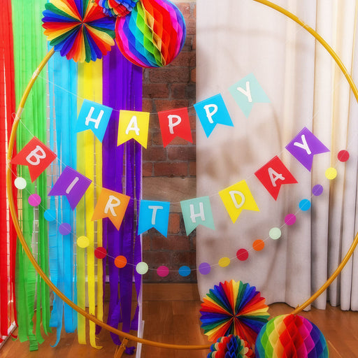 On the Wall Garland Happy Birthday Multicolour 23188 Set of 14